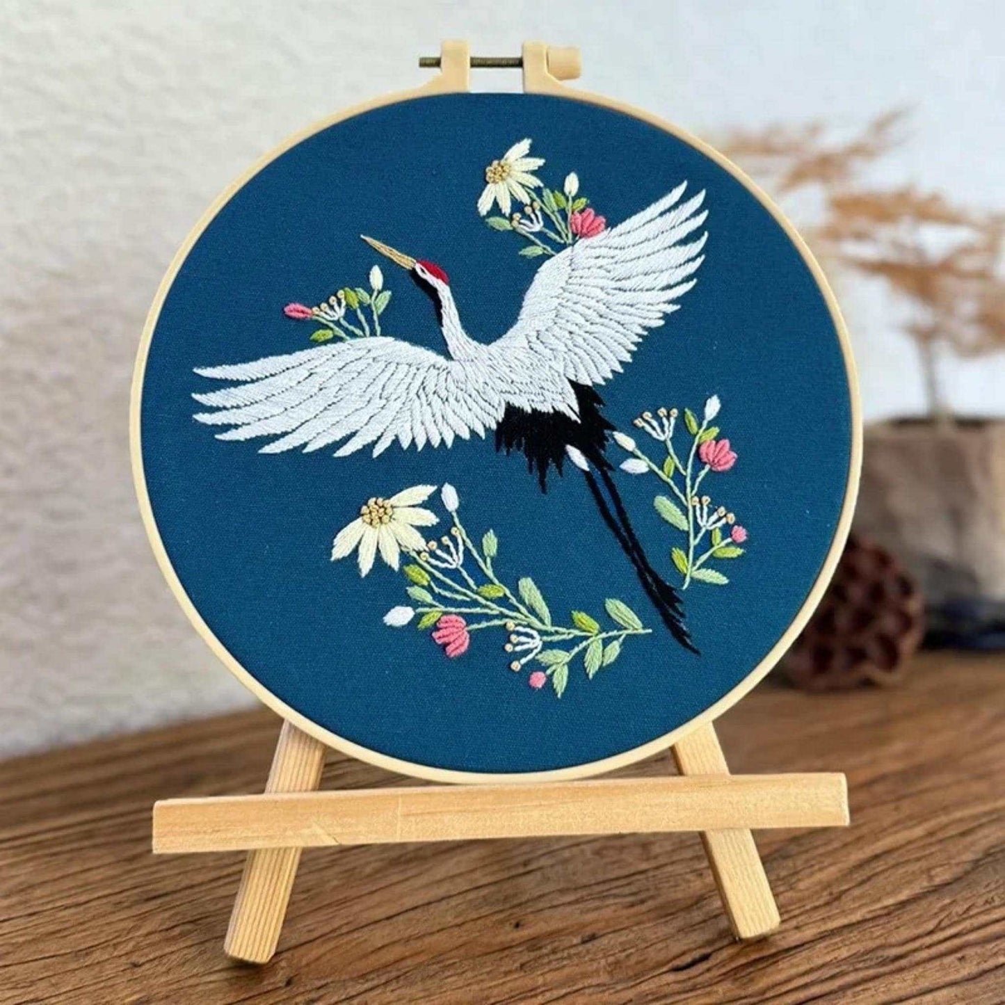 Flying Cranes Embroidery Kits