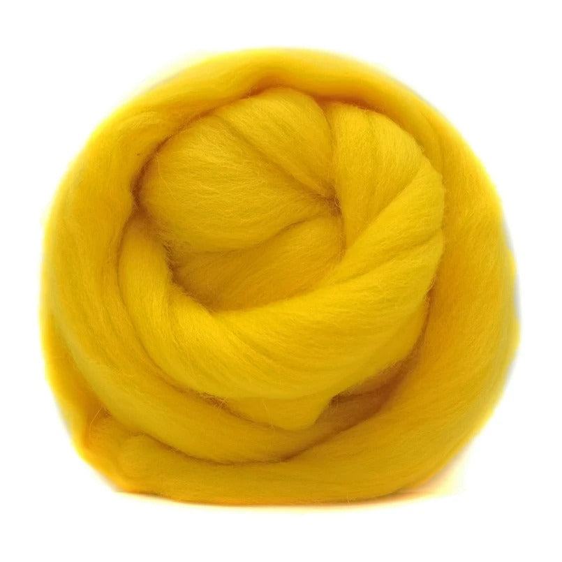 Single Colour 70s Australian Merino Wool For Needle Felting