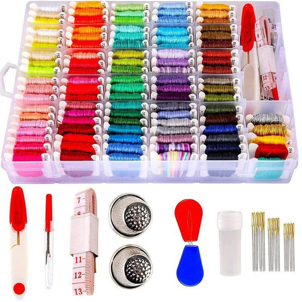 100 Colour Embroidery Threads and Tool Starter Set