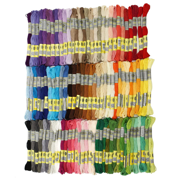 100 Egyptian Cotton Skeins 8m 6 Strands DMC Color Range