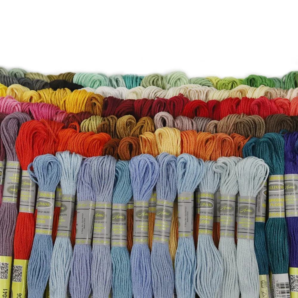 Egyptian Cotton Embroidery Thread 6 Skeins