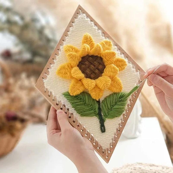 3D Sunflower Weaving Embroidery Kit