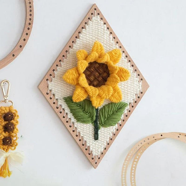 3D Sunflower Weaving Embroidery Kit