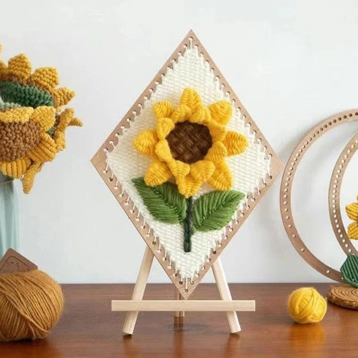 3D Sunflower Weaving Embroidery Kit