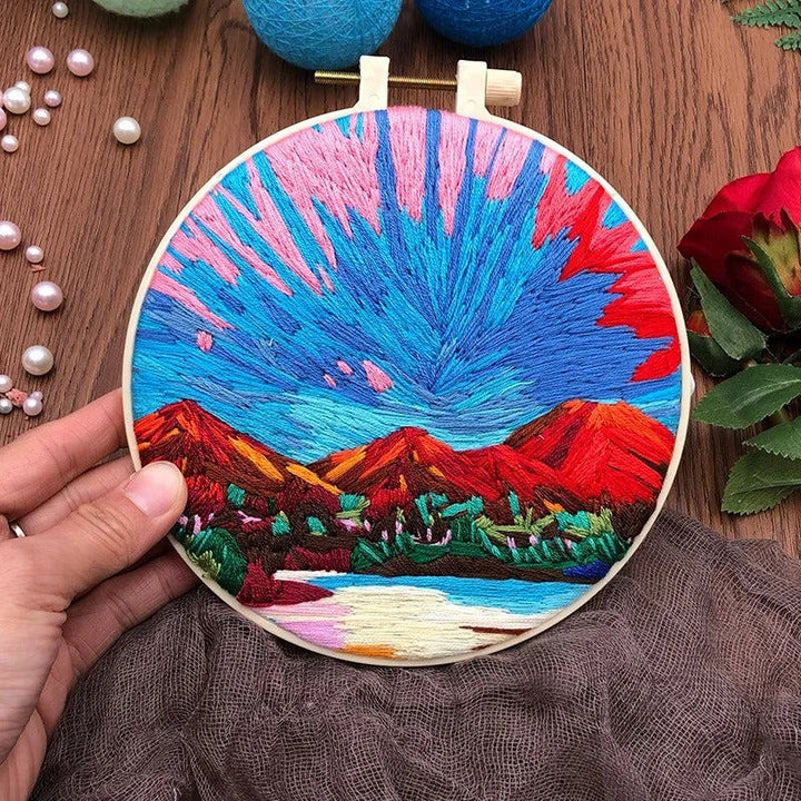 Northern Lights Style Embroidery Kits 