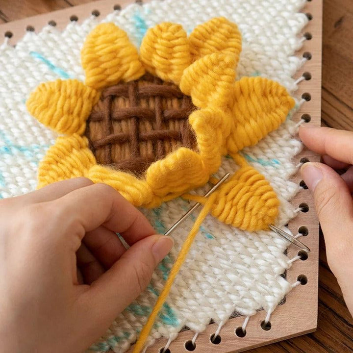 3D Sunflower Weaving Embroidery Kit