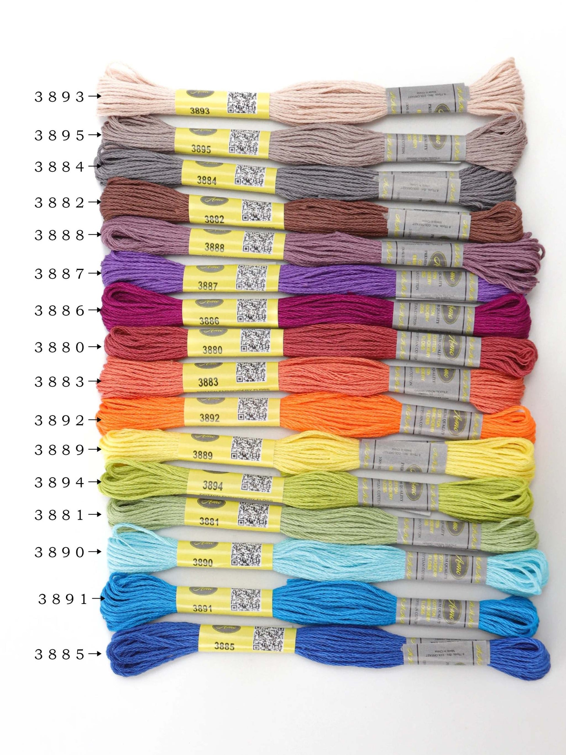 Egyptian Cotton Thread 36-50-100-150-200 Skeins