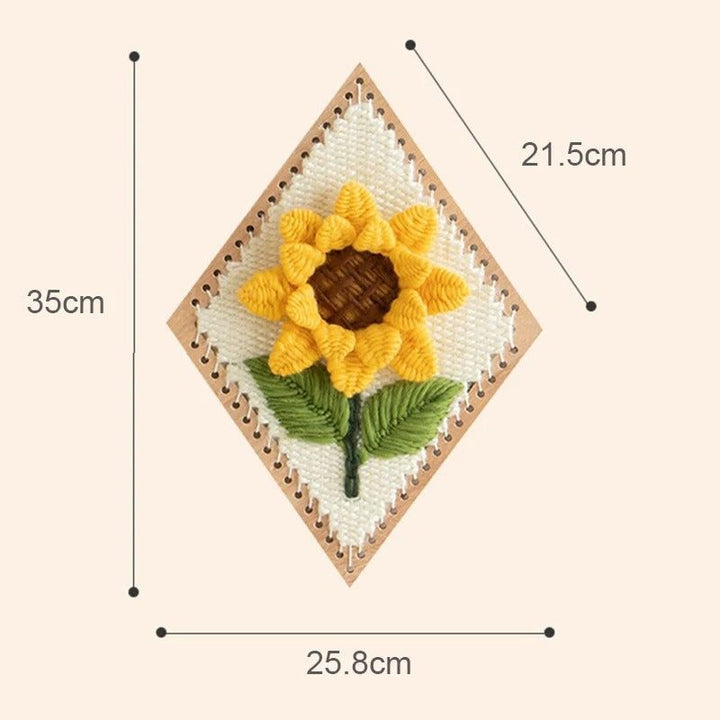 3D Sunflower Weaving Embroidery Kit