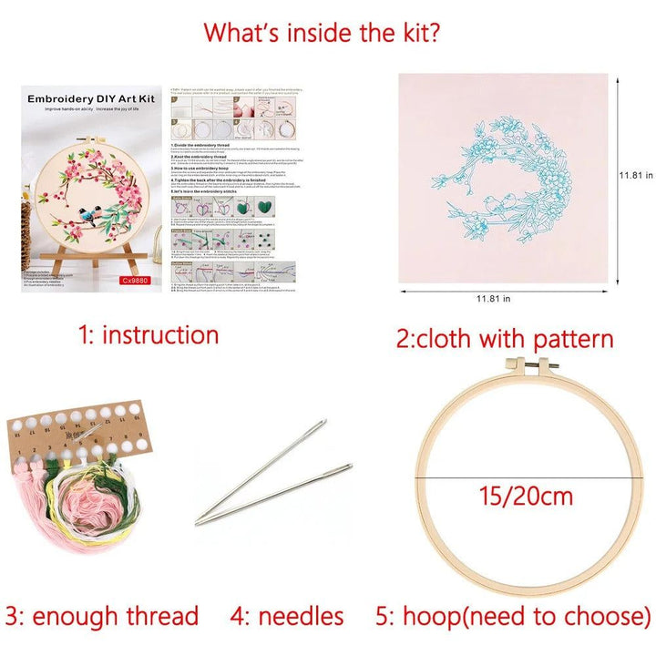 Northern Lights Style Embroidery Kits 