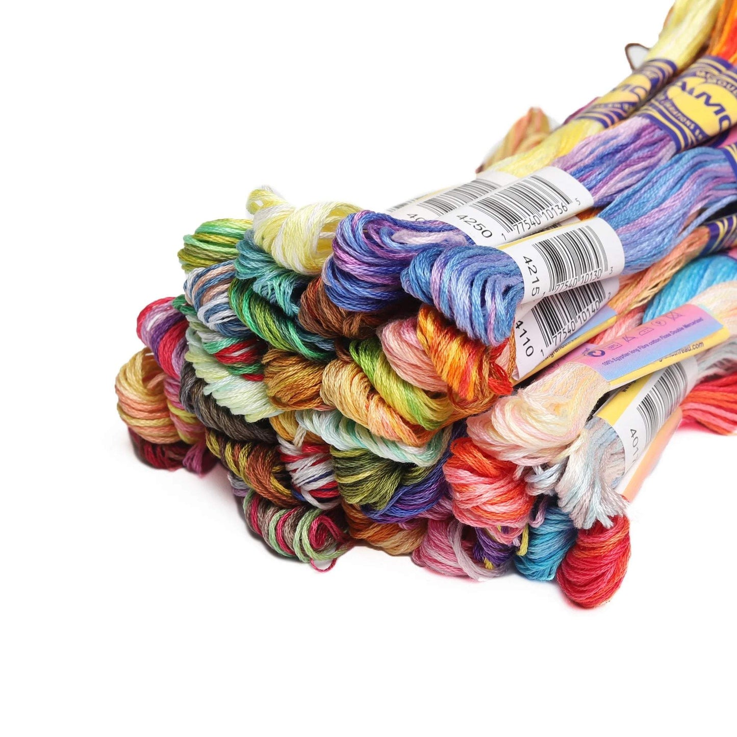 Variegated Embroidery Thread 40 Colors Egyptian Cotton Skeins