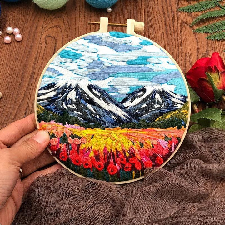 Northern Lights Style Embroidery Kits 