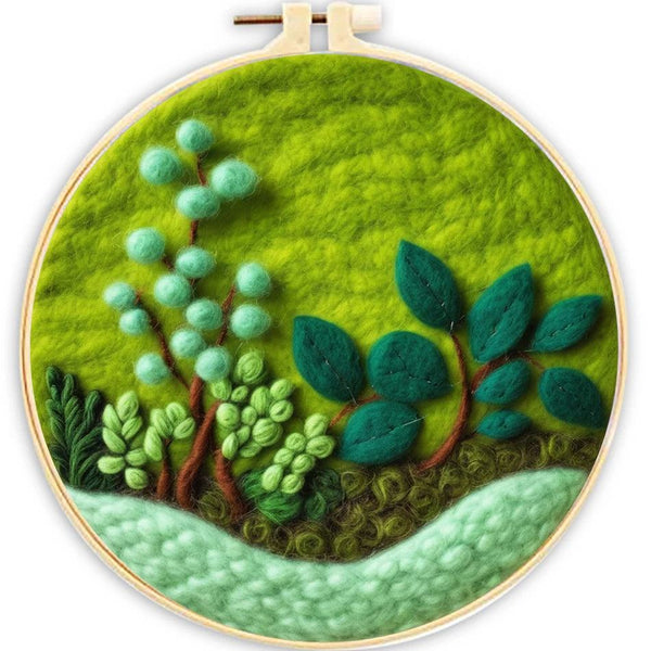 2D Trees Needle Felting Kits