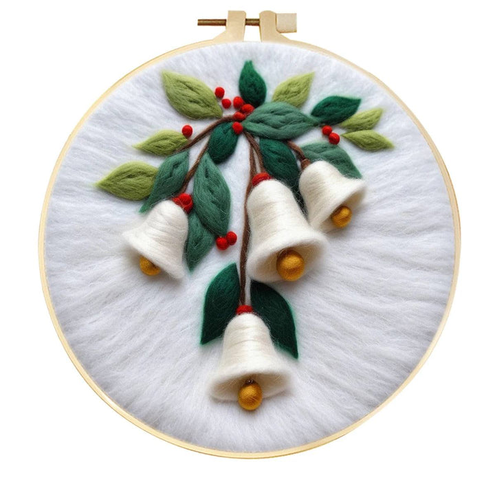 Christmas Jingle Bells 2D Needle Felting Kit 