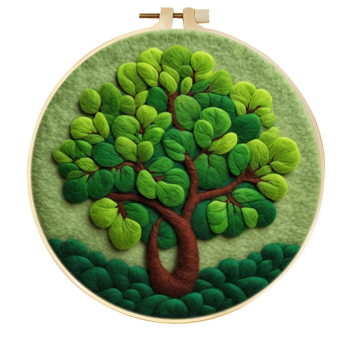 2D Trees Needle Felting Kits