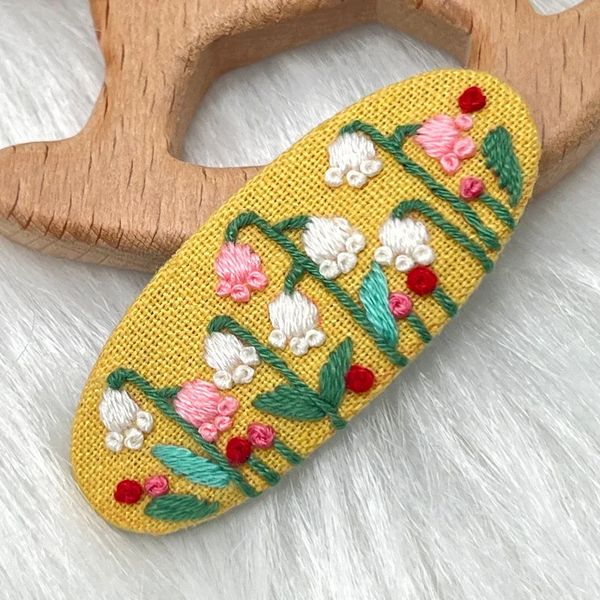 Embroidery Hair Clip Kits