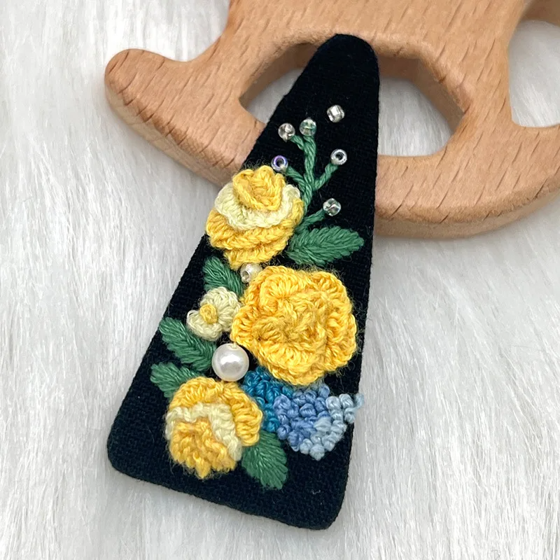 Embroidery Hair Clip Kits