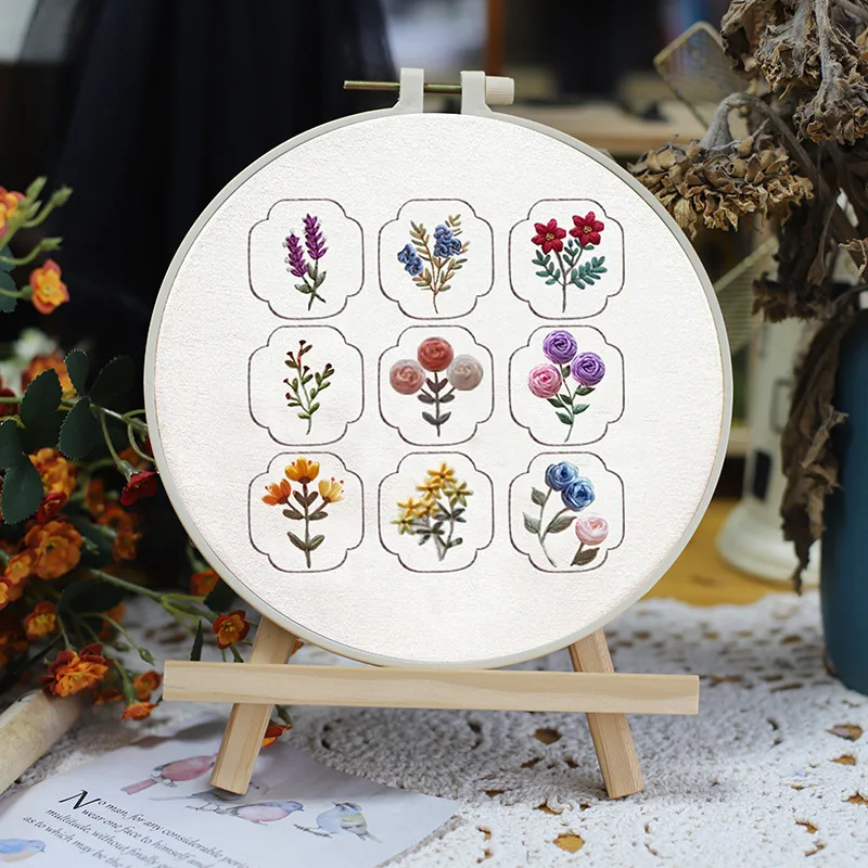 Learn Different Stitches Embroidery kit for Beginners