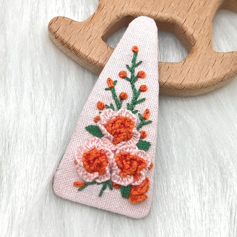 Embroidery Hair Clip Kits