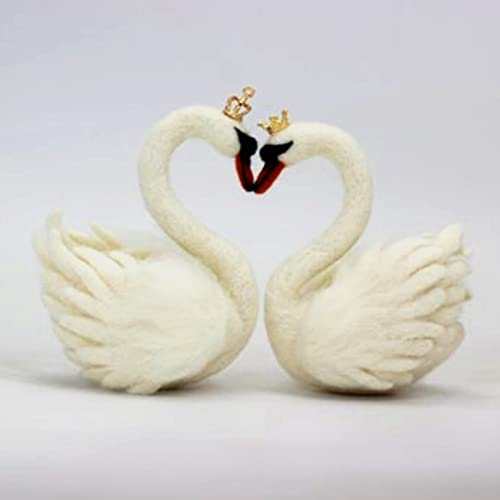 White Swans Needle Felting Kit