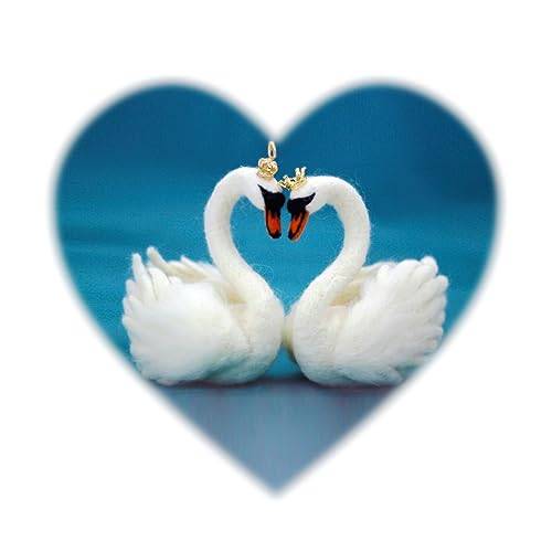 White Swans Needle Felting Kit