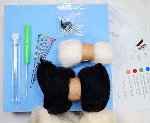 Black Cat Needle Felting Kit