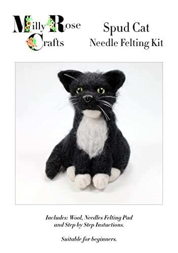 Black Cat Needle Felting Kit