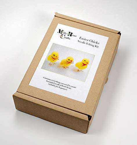 Spring Chicks  Needle Felting Kit