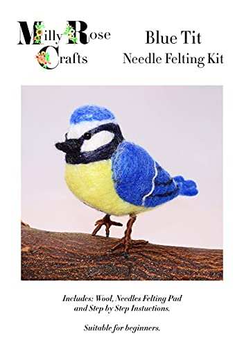 Blue Tit Needle Felting Kit