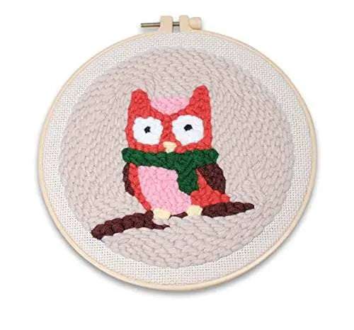 Owl Punch Needle kit Punch Needle kit Punch Needle Kits Beginner Friendly Designs for Creative Art Projects