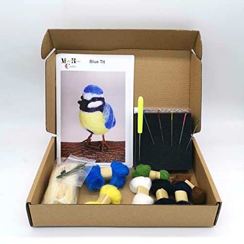 Blue Tit Needle Felting Kit