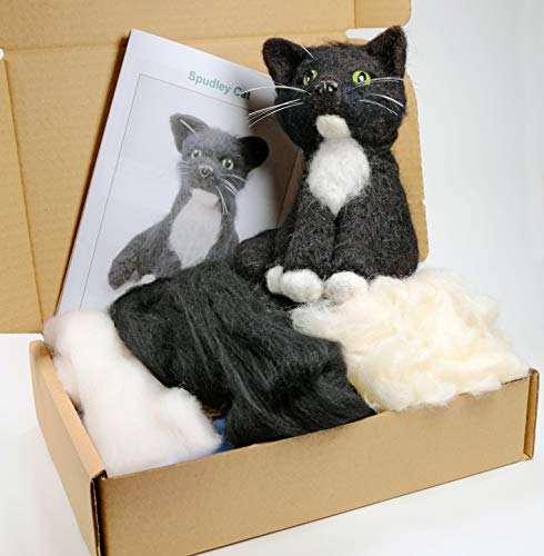 Black Cat Needle Felting Kit