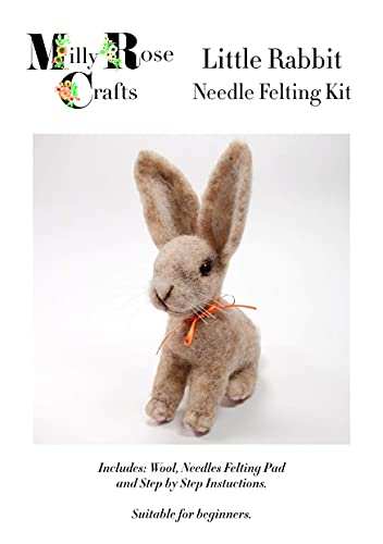 Rabbit Needle Felting Kit