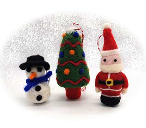 Christmas Bauble  Needle Felting Kit