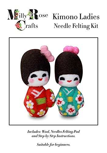 Kimono Ladies Needle Felting Kit